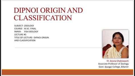 DIPNOI ORIGIN AND CLASSIFICATION PART I - YouTube