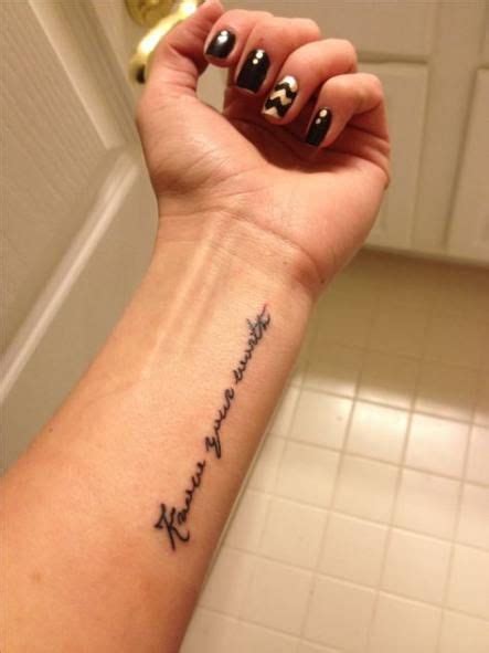 Best tattoo wrist letter handwriting Ideas | Writing tattoos, Trendy tattoos, Tattoo quotes