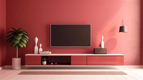 Minimalist Zen Tv Cabinet A Contemporary Japanese Inspired 3d Rendered ...
