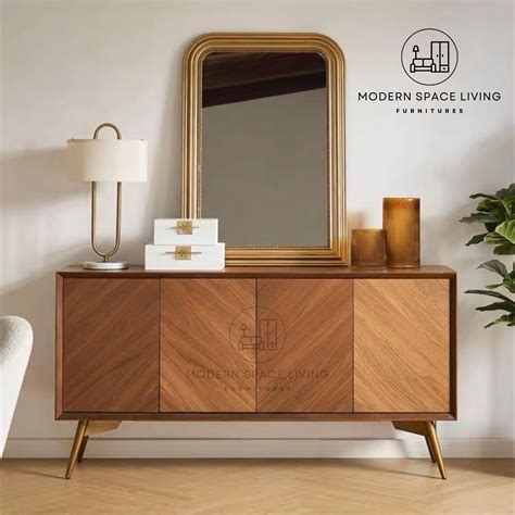 WAYNE Rustic Solid Wood Sideboard – Modern Space Living