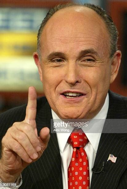 Former New York City Mayor Rudy Giuliani Interview Photos and Premium ...