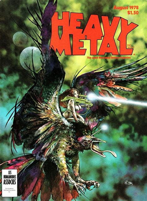 Heavy Metal Magazine Covers from The 1970s ~ vintage everyday