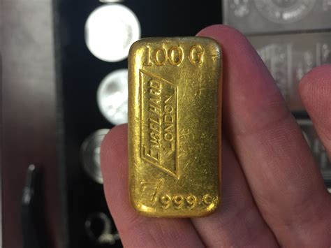 Engelhard London gold bar, 100 Grams. What is the collector market for this size gold bar ...