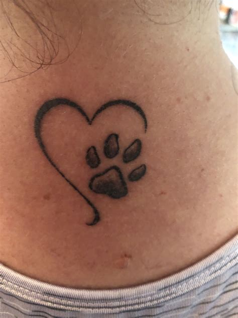 Tattoos Of Dog Prints: A Perfect Way To Show Your Love For Your Furry ...