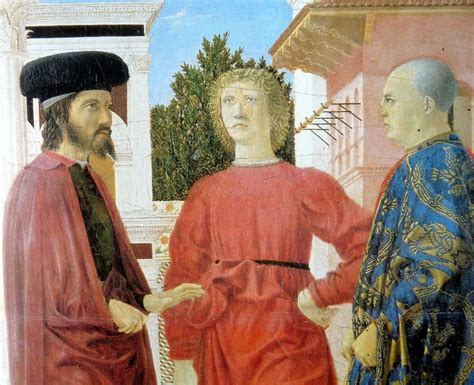 Piero della Francesca, Flagellazione di Cristo,1455-60, particolare ...