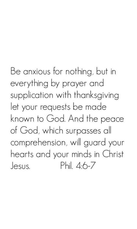 Philippians 4:6-7 Bible Verse iPhone Wallpaper