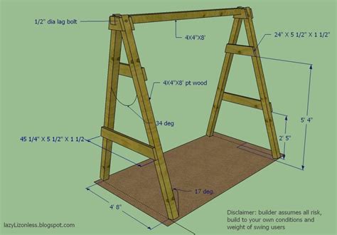 A Frame Swing Set, Swing Set Diy, Backyard Swing Sets, Outdoor Swing ...