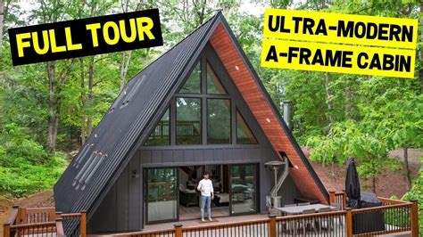 MASSIVE 2-Story 1500sqft Ultra-Modern DREAM A-FRAME CABIN! (Full Tour ...