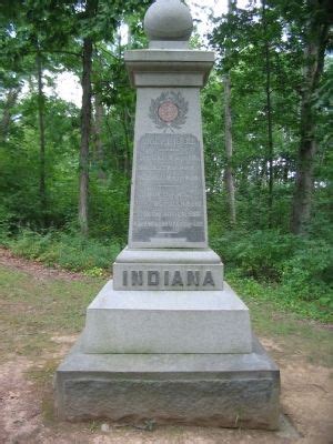 19th Indiana Infantry Regiment Historical Marker