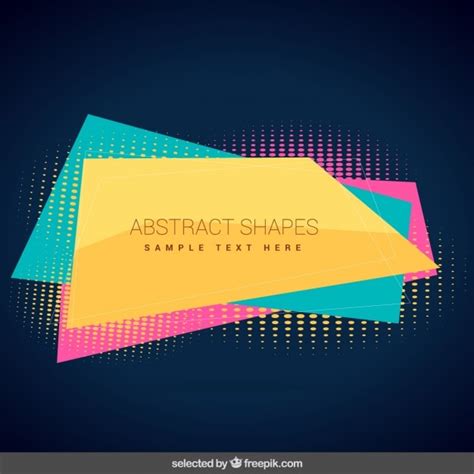 Free Vector | Colorful abstract shapes