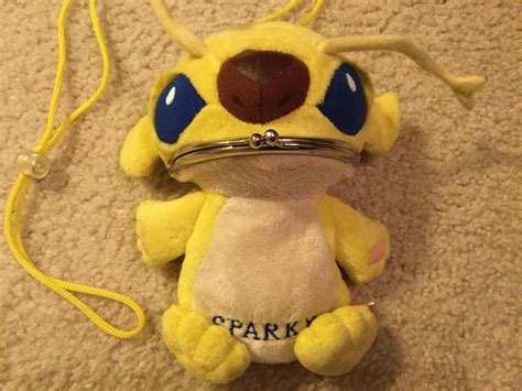 Lilo and Stitch Sparky Plush Collectible Coin Purse RARE EUC Experiment 221 | #1860661558