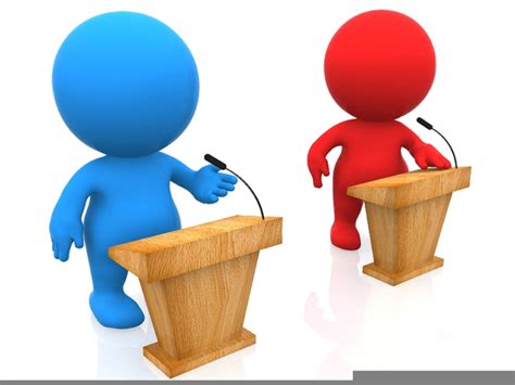 Presidential Debate Clipart | Free Images at Clker.com - vector clip art online, royalty free ...