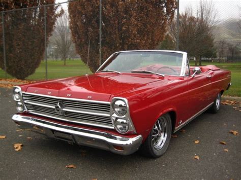 1966 Ford Fairlane 500 XL Convertible Red/Red for sale: photos, technical specifications ...