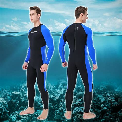 Areyourshop MEN WetSuit Full Body suit Super stretch Diving Suit Swim Surf Snorkeling XL ...