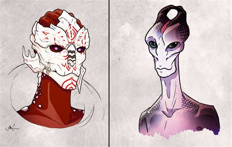 More Mass Effect characters — Weasyl