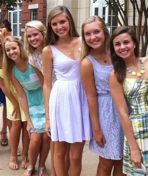 PNMs ready for their recruitment parties Rush Outfits, Preppy Outfits ...