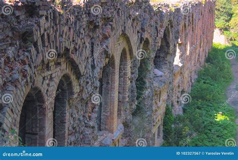 Medieval castle stone wall stock image. Image of brickwork - 102327567