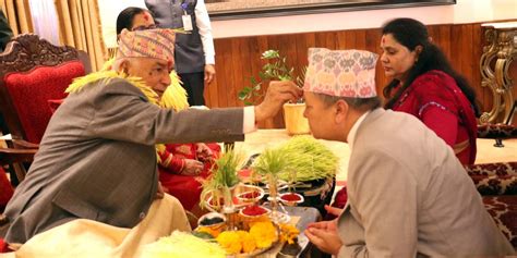 President offers Dashain tika and jamara to general public – Radio Nepal