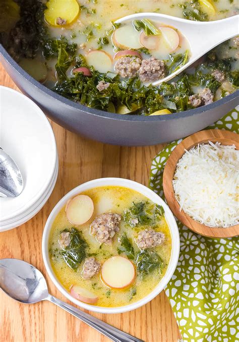 Light Zesty Sausage and Kale Soup Recipe - A Spicy Perspective