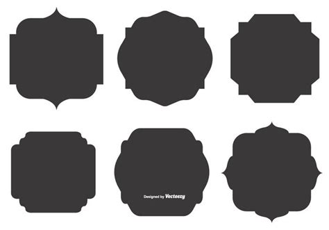 Blank Vector Label Shapes 115165 Vector Art at Vecteezy