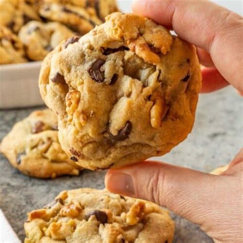 The BEST Walnut Chocolate Chip Cookies | Soft, Chewy, Thick