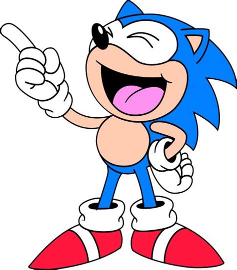 Classic Sonic the Hedgehog laughing.. | Sonic the hedgehog, Sonic, Classic sonic