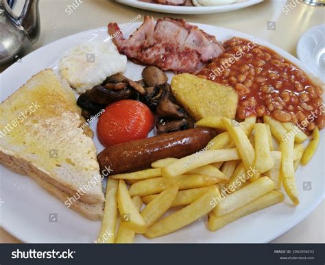 Full English Breakfast Toast Stock Photo 2062058252 | Shutterstock