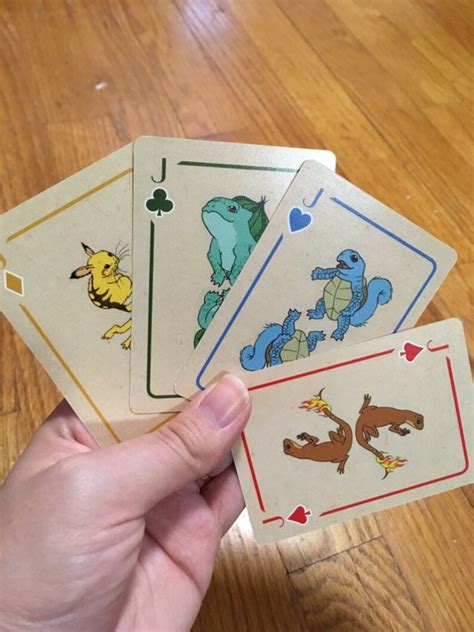 Pokermon Primary Deck: Playing Cards Inspired by Pokémon - Etsy