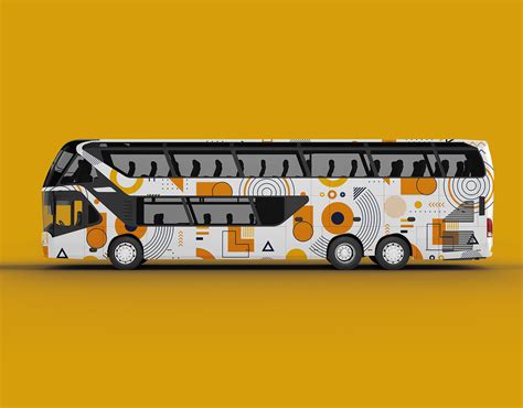 Geometric pattern Design for Coach Bus :: Behance