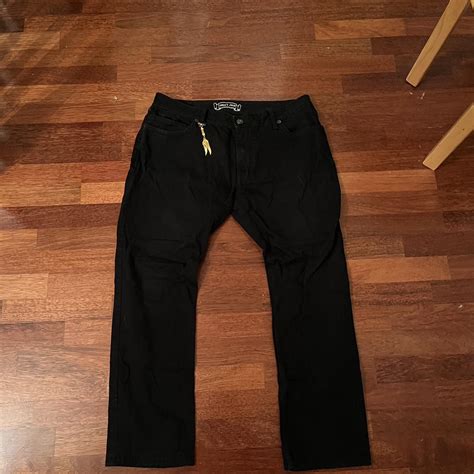 ROBIN JEANS BLACK AND WHITE HELLA RARE Size... - Depop