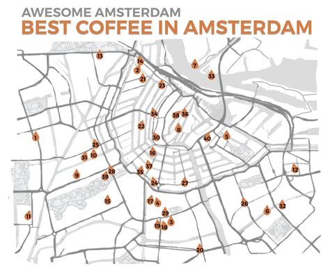 TOP 25 COFFEE SPOTS IN AMSTERDAM - espresso bars, coffee shops, cafes | Amsterdam, Best coffee ...