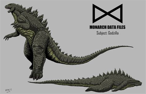 Monarch Data Files: Godzilla by KaijuDuke on DeviantArt