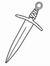 Macbeth Dagger Drawing Sketch Coloring Page sketch template
