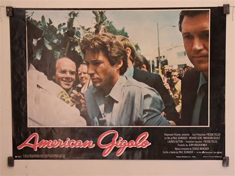 "AMERICAN GIGOLO" MOVIE POSTER - "AMERICAN GIGOLO" MOVIE POSTER