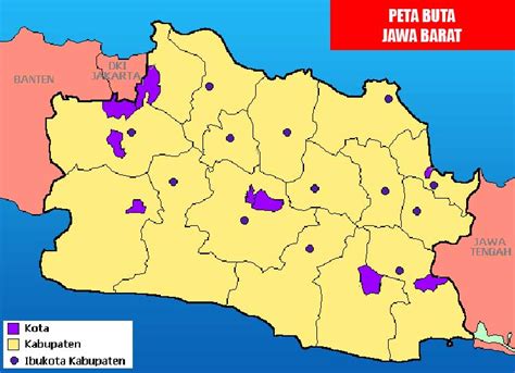 4 Jenis Peta Jawa Barat: Sejarah, Penduduk, Budaya dan Tempat Wisata