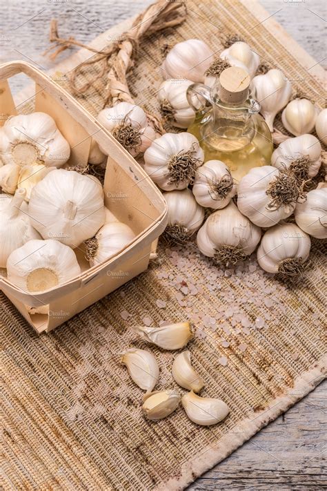 Garlic cloves featuring garlic, clove, and whole | High-Quality Food Images ~ Creative Market