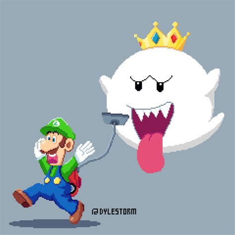 Luigi and King Boo from Luigi’s Mansion – Living The Indie