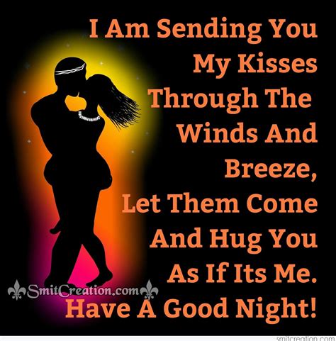 Image result for good night hugs and kisses on bed | Good night hug, Beautiful good night quotes ...