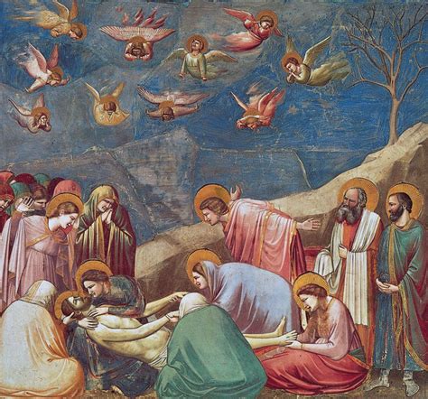 Arena Chapel (Lamentation). Giotto di Bondone. 1305. | Arte romano ...