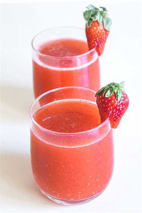 Fresh Strawberry Juice Recipe - Spice Up The Curry