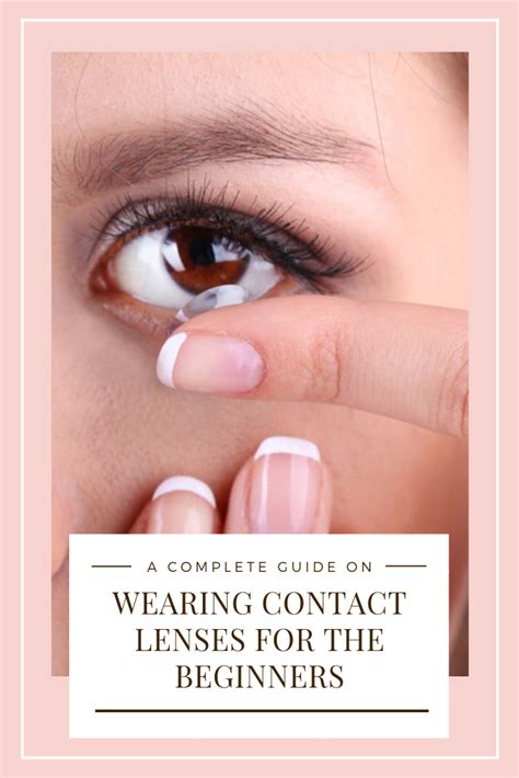 How to Wear Contact Lenses - A Guide for the Beginners | Framesbuy | Contact lenses tips ...