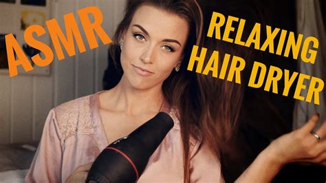 ASMR Gina Carla 👩🏽 Blown by a HairDryer! Relaxing Hair Drying Noise! Hair Brushing! – ASMRHD