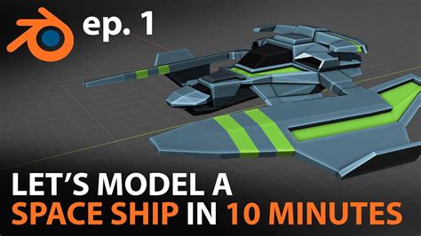 Let's Model a SPACESHIP in 10 MINUTES in Blender 2.81 - ep. 1 - YouTube