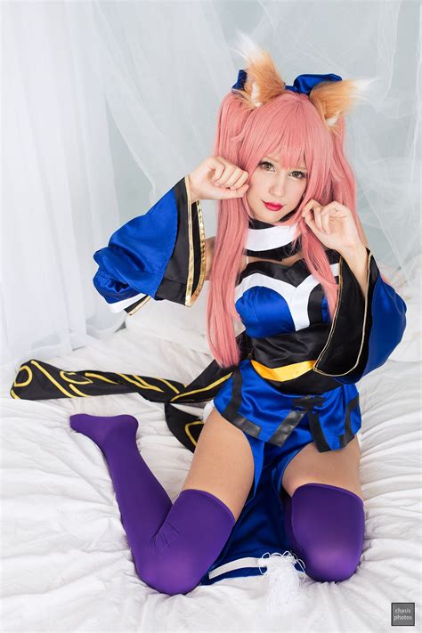 Fate/Extra CCC Caster Tamamo no mae Cosplay.IG Credit:@jean_wanwan # ...