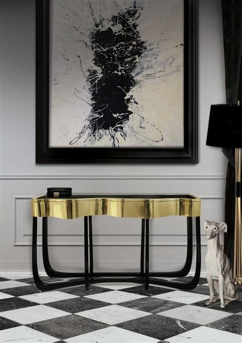 Luxury Gold and Black Furniture for Modern Interiors