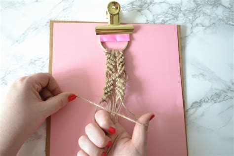 DIY Macrame Curtain Tie Backs Tutorial - Girl about townhouse | Curtain tie backs, Macrame ...