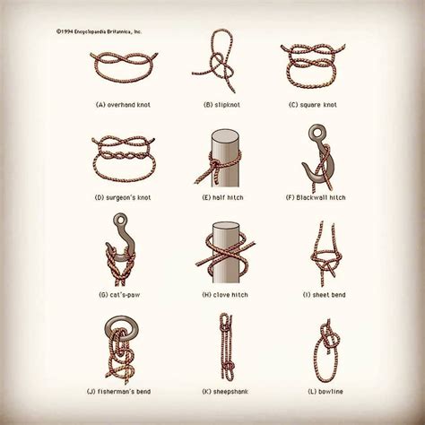 More helpful knots to learn. Which of these knots do you know how to do? www.gearup-4-life.com 👇 ...