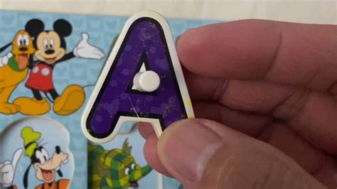 Learning ABC letter Alphabets with Disney Letter Puzzle | ABC SONG ...