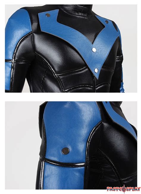 Arkham City Nightwing Cosplay Costumes Outfit