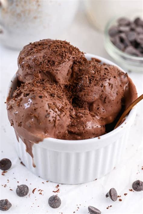 Easy Homemade Sugar Free Chocolate Ice Cream Recipe